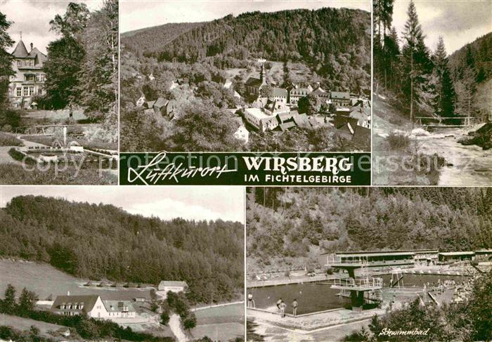 Wirsberg Kulmbach Bayern Schwimmbad Panorama