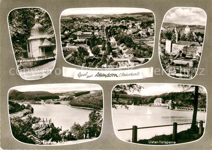 Attendorn Burg Schnellenberg Lister Talsperre Waldenburg