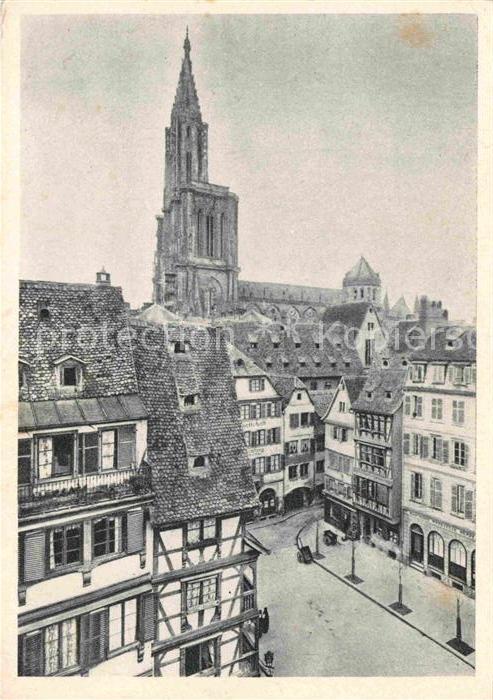 Strassburg Elsass Ferkelmarkt Muenster