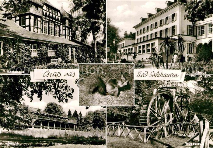 Salzhausen Bad Kurhaus Wasserrad Badehaus