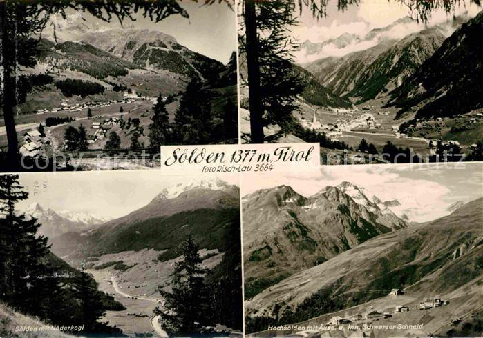 Soelden oetztal Schwarzer Schneid Noederkogl Panorama