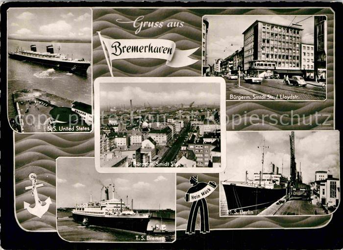 Bremerhaven TS Bremen Berlin Buergermeister Smidt Strasse