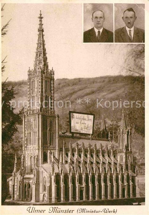 Ulm Donau Muenster Miniaturwerk