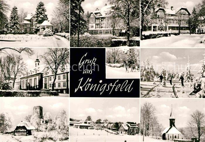 Koenigsfeld Schwarzwald Winterlandschaften