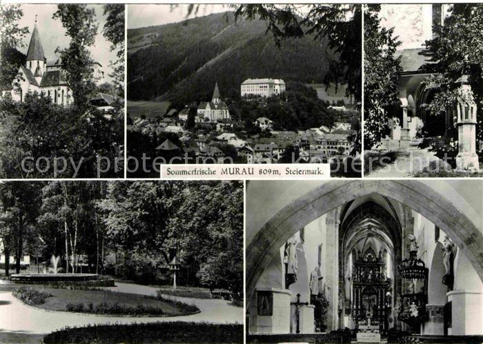 Murau Steiermark Kirche Park Panorama