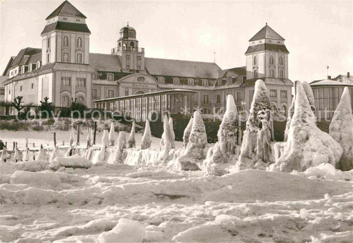 Binz Ruegen Winter Kurhaus