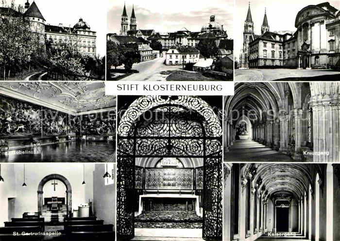 Klosterneuburg Stift Kreuzgang Gertrudskapelle Gobelinsaal
