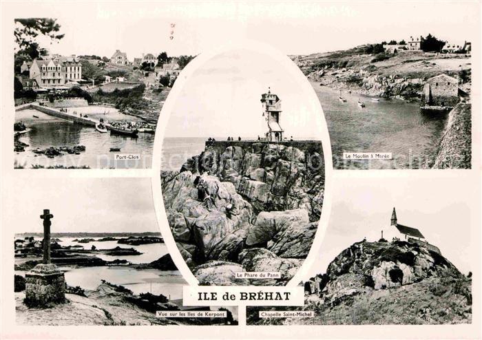Bretagne Region Ile Brehat Kapelle Saint Michel Kerpont Port Clos