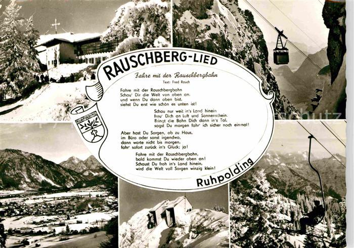 Ruhpolding Bayern Rauschberg Lied Rauschberg Bergbahn