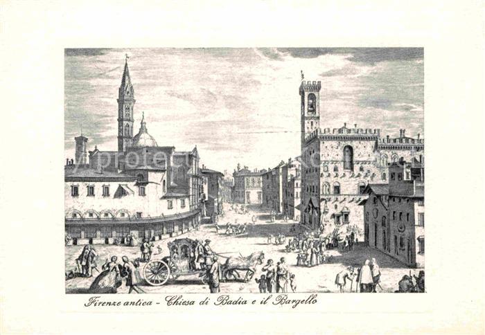 Firenze Florenz Kirche Badia Bargello