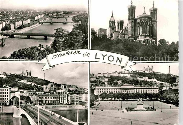 Lyon France Schloss Stadtansichten