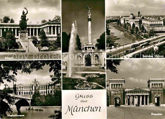 Muenchen Bayern Bavaria Deutsches Museum Maximilianeum Propylaeen