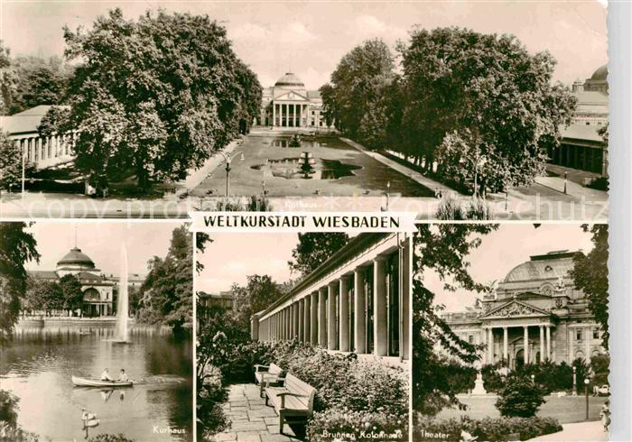 Wiesbaden Kurhaus Kurpark Wandelhalle