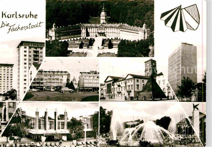 Karlsruhe Baden Schloss Park Hauptbahnhof