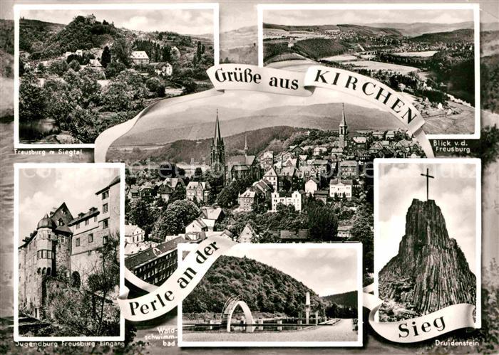 Kirchen Sieg Freusburg Siegtal Druidenstein Jugendburg