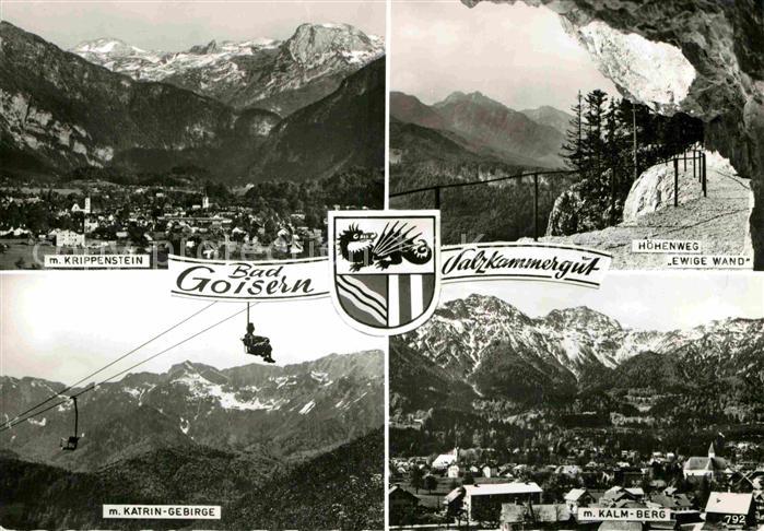 Goisern Salzkammergut Bad Krippenstein Hoehenweg Ewige Wand Katrin Gebirge Kalm