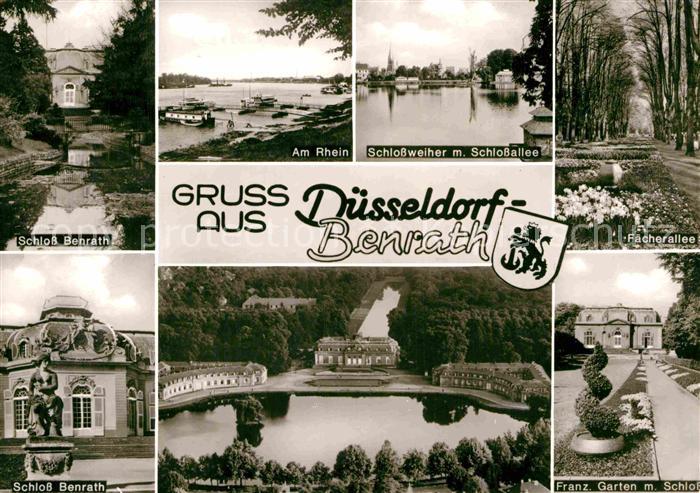 Benrath Schloss Schlossweiher Schlossallee Faecherallee