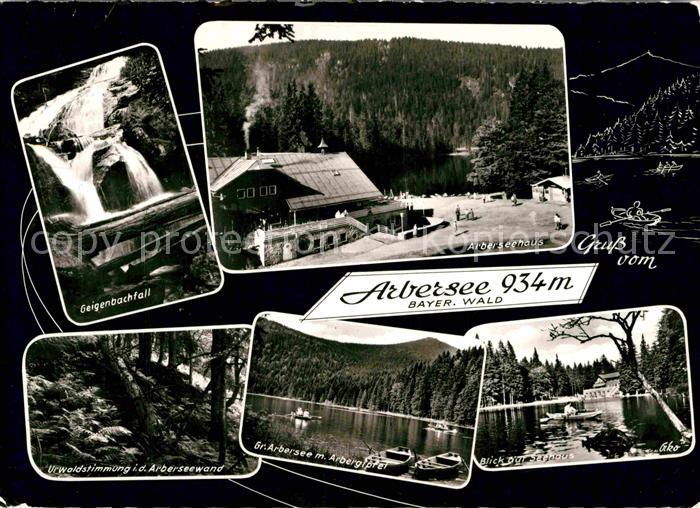 Arbersee Geigenbachfall Arberseehaus Arberseewand Arbergipfel