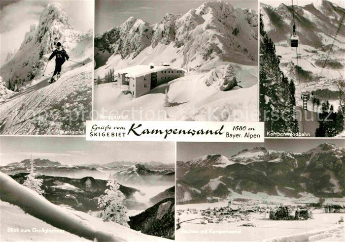 Kampenwand Chiemgau Berggasthof Westgipfel Kampenwandbahn Aschau Winter