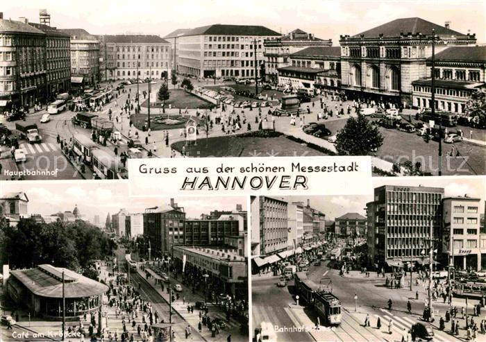 HANNOVER  CITY Hauptbahnhof Cafe Kroepcke Bahnhofstrasse