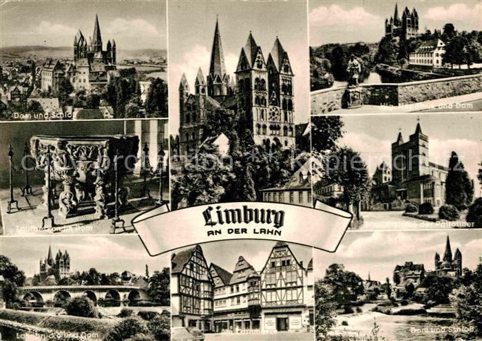 Limburg Lahn Dom Schloss Heiliger Nepomuk Taufbecken Lohobruecke Kornmarkt