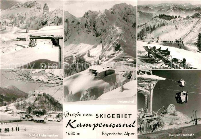 Kampenwand Chiemgau Rossleitenlift Berggasthof Schloss Hohenaschau Grossglockner