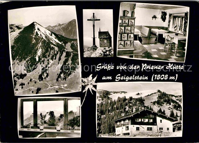 Priener Huette Geigelstein Wegkreuz Gaststube