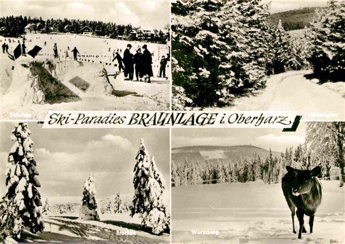 Braunlage Harz Skiparadies Wurmberg Brocken