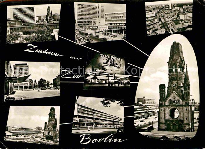 BERLIN  CITY Zoo Palast Kaiser Wilhelm Gedaechtnis Kirche