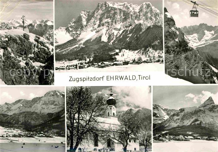 Ehrwald Tirol Zugspitzdorf Seilbahn Kirche