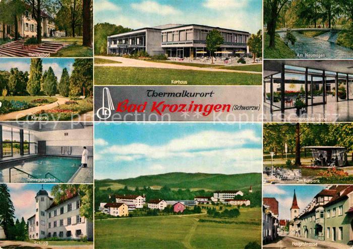 Bad Krozingen Thermalkurort Schwarzwald Kurpark Schloss Fluss Neumagen