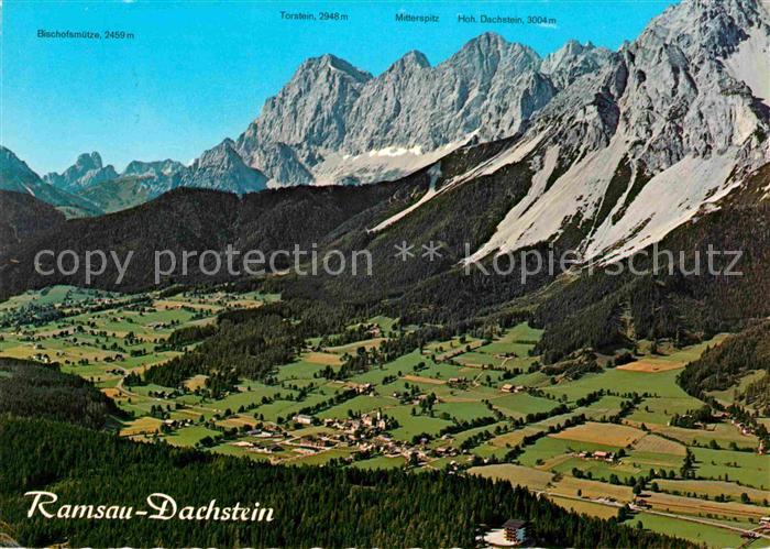 Ramsau Dachstein Steiermark Panorama Hochplateau Dachsteingebirge Fliegeraufnahm