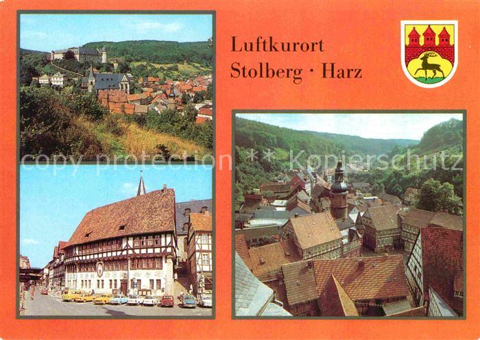 Stolberg Harz FDGB Erholungsheim Comenius Rathaus Saigerturm