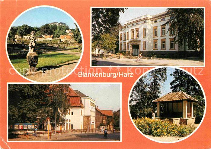 Blankenburg Harz Schloss Teufelsbad Kurhotel Kurpark