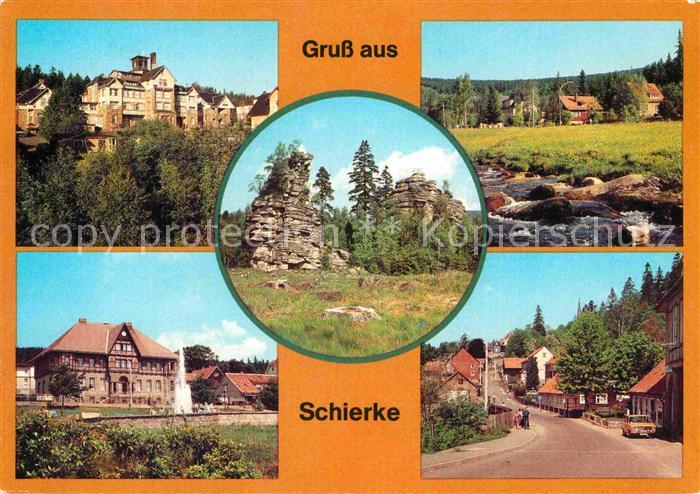 Schierke Harz FDGB Erholungsheim Hermann Duncker Bode Schnarcher Felsformationen