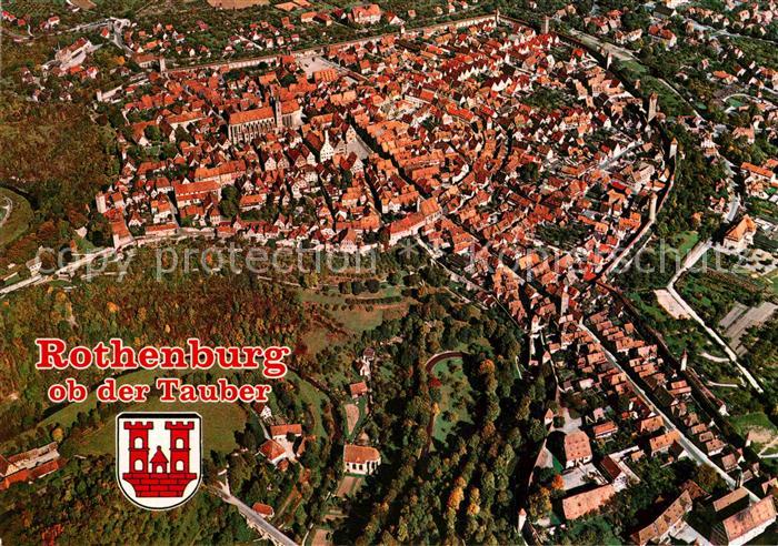 Rothenburg Tauber Fliegeraufnahme
