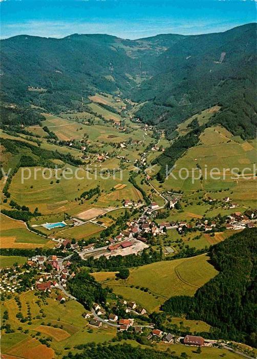 Simonswald Ettersbach Haslachsimonswald Rohrhardsberg Schwarzwald Fliegeraufnahm