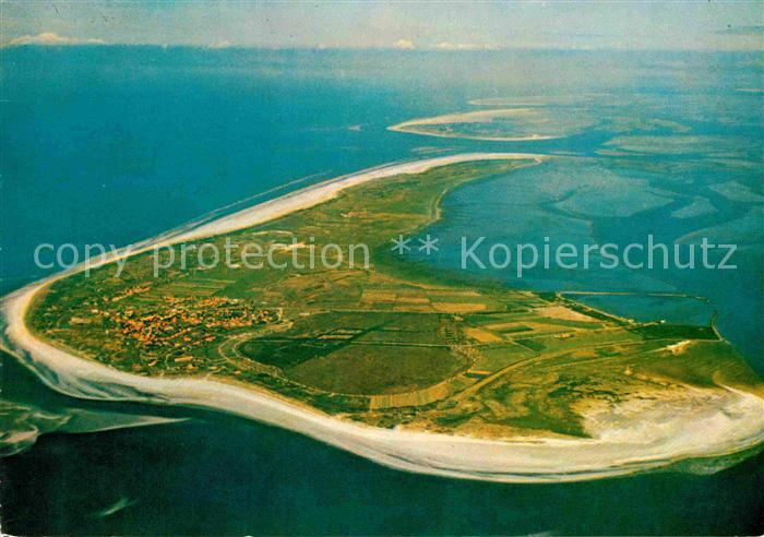 Langeoog Nordseebad Nordseebad Insel Fliegeraufnahme