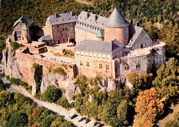 Waldeck Edersee Schloss Fliegeraufnahme