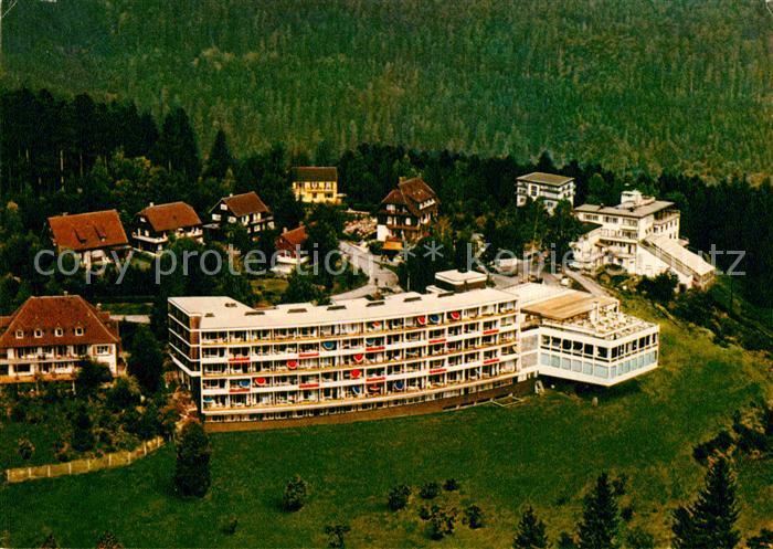 Bad Wildbad Kurhotel Sommerberg Kurort Schwarzwald Fliegeraufnahme
