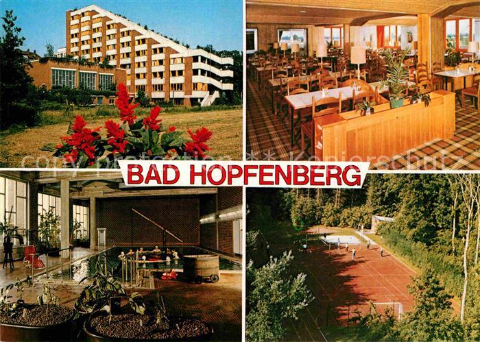 Bad Hopfenberg Westfaelisches Bauernbad seit 1746 Kurhaus Hallenbad Restaurant S