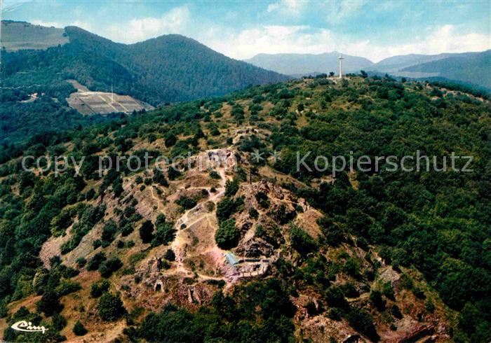 Vieil Armand Hartmannswillerkopf Champ de Bataille Schlachtfeld Fliegeraufnahme