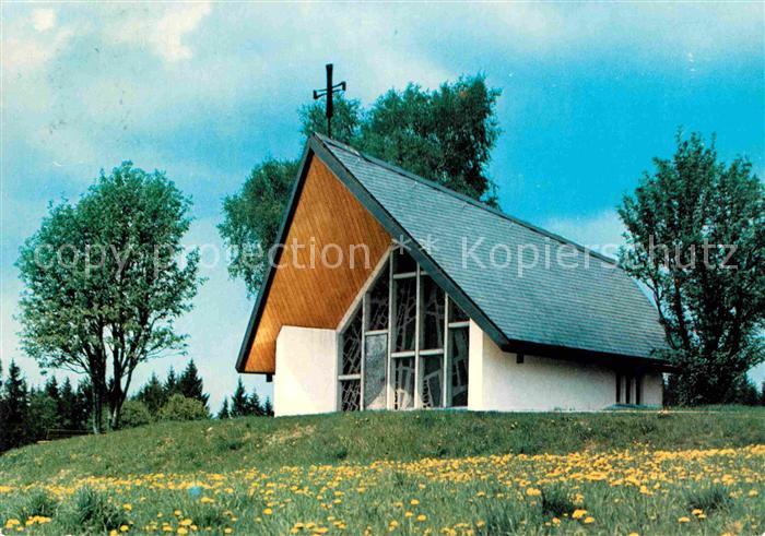Hoechenschwand Schwarzwald BW Kapelle Maria Frieden am Feldbergblick Kurort Schw