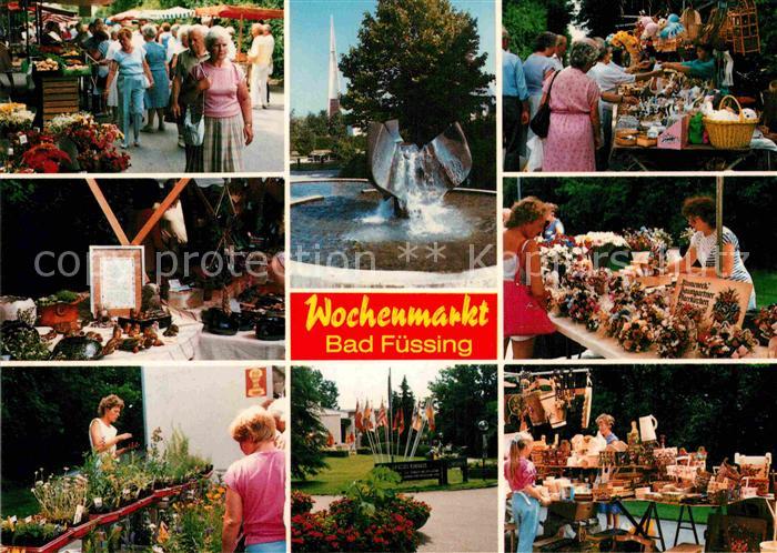 Bad Fuessing Wochenmarkt Brunnen