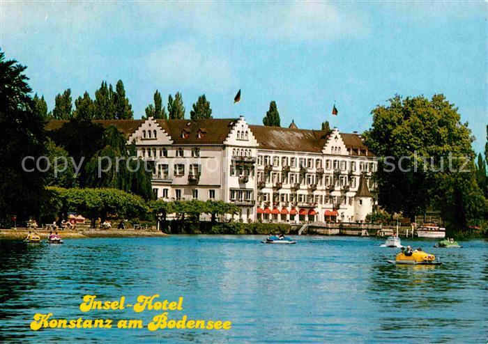 Konstanz Bodensee Inselhotel Ansicht vom See aus