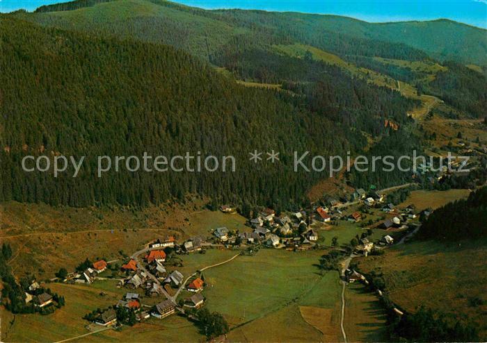 Menzenschwand Kurort im Schwarzwald Fliegeraufnahme