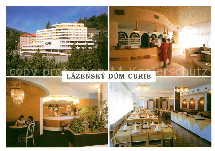 Jachymov Lazensky dom Curie Hotel Restaurant Empfang