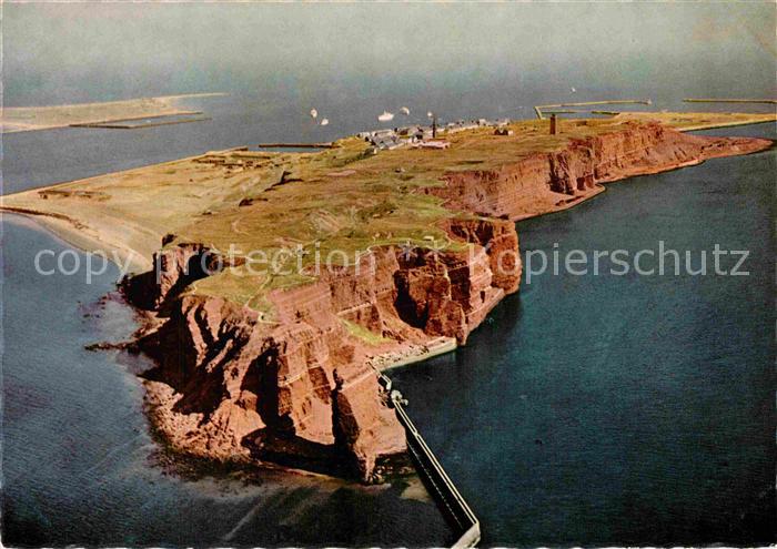 Insel Helgoland Fliegeraufnahme