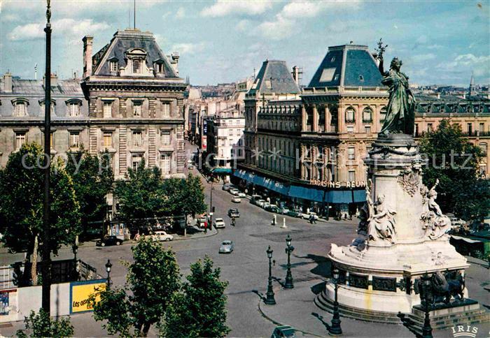 Paris Place de la Republique Monument