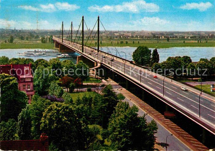 DuessELDORF  CITY Theodor Heuss Bruecke Rhein